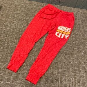 Kansas City Chiefs lightweight sweats - size S